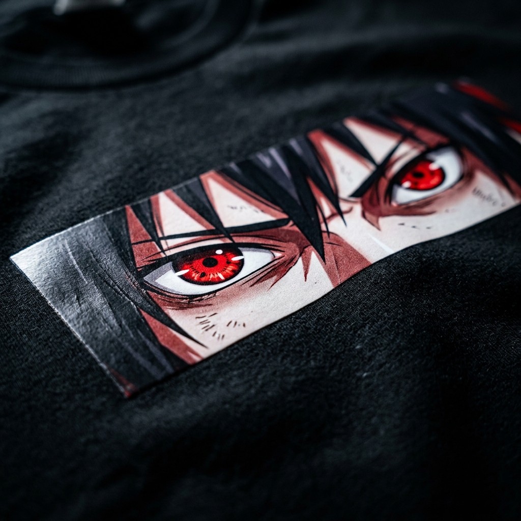 DTF printing close-up