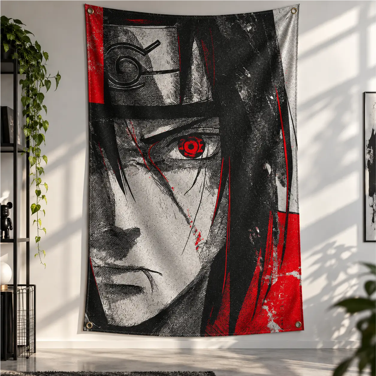 ITACHI UCHIHA SHARINGAN TAPESTRY — view 1