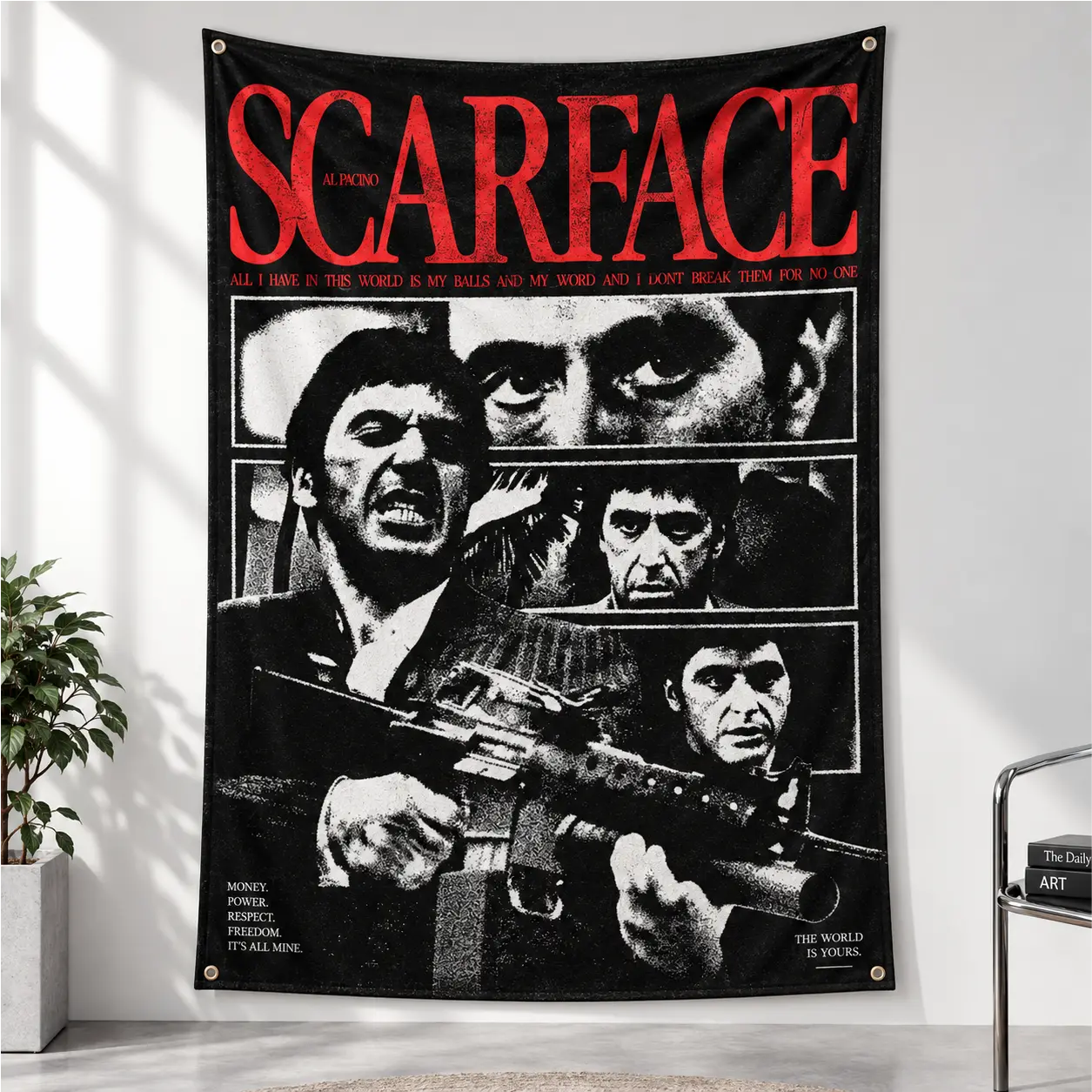 SCARFACE TONY MONTANA TAPESTRY — view 1